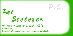 pal stelczer business card